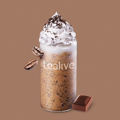 Snowy Double Coco Oreo Smoothie (With Coffee)