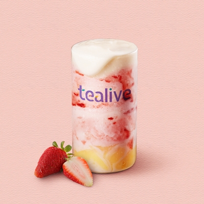 Cream Cloud Strawberry Pudding Smoothie