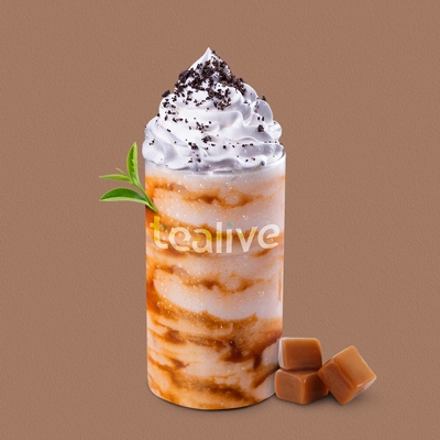 Snowy Da Hong Pao Caramel Smoothie