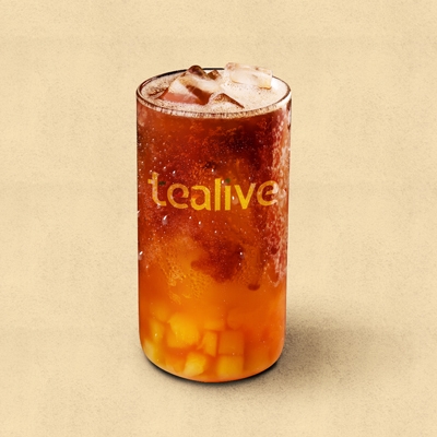 Sparkling Peach Americano