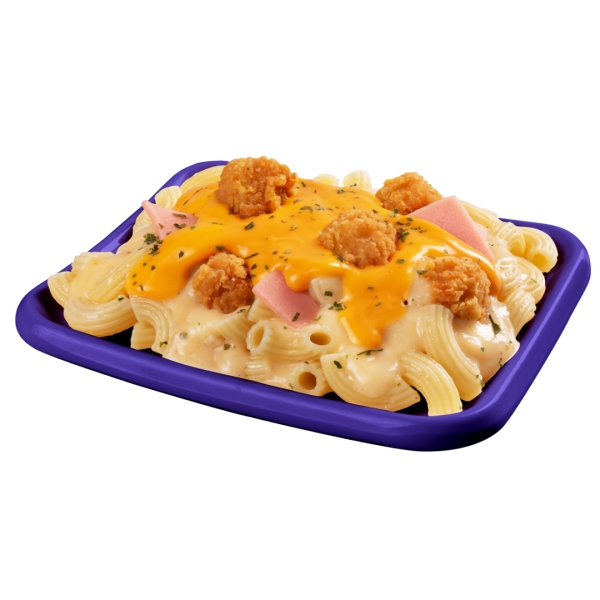 Creamy Carbonara With Popcorn Chicken