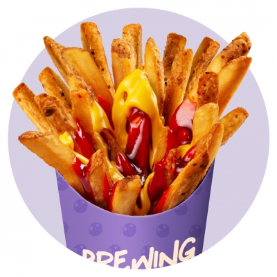 Cheezy Korean Spicy Fries
