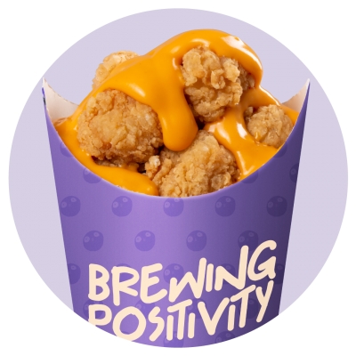 Cheezy Popcorn Chicken