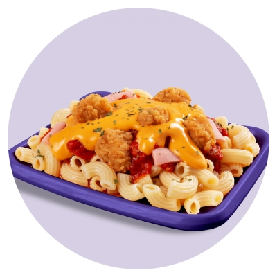 Bolognese Chicken Slice With Popcorn Chicken