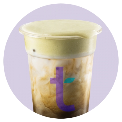 Hojicha Mousse Latte