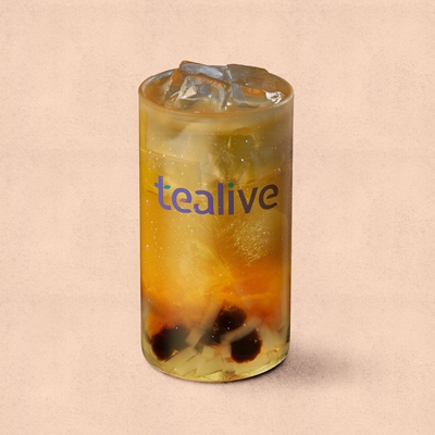 Peach Oolong Tea With QQ