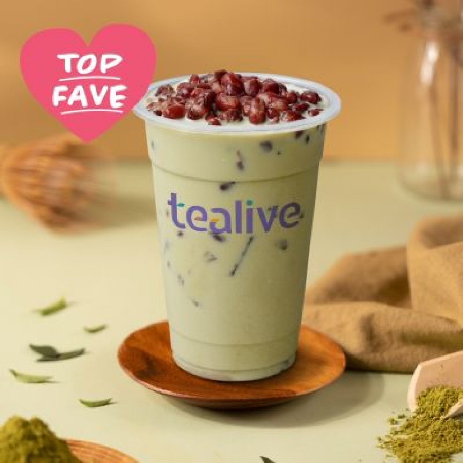 Red Bean Bubble Tea