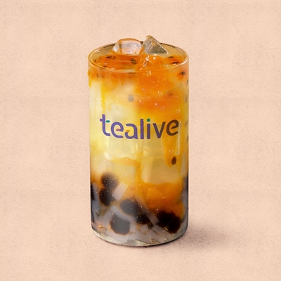 Passionfruit Mango Juice With QQ