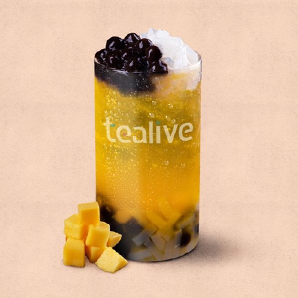 Mango Fruit Tea With QQ